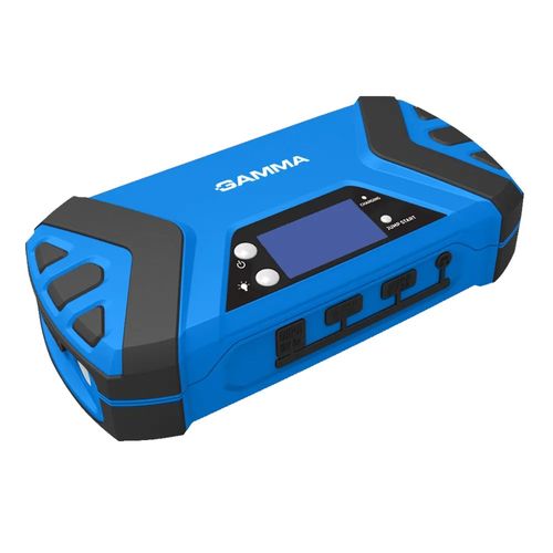 Cargador arrancador de bateria Gamma 5V/2A - 15A con display