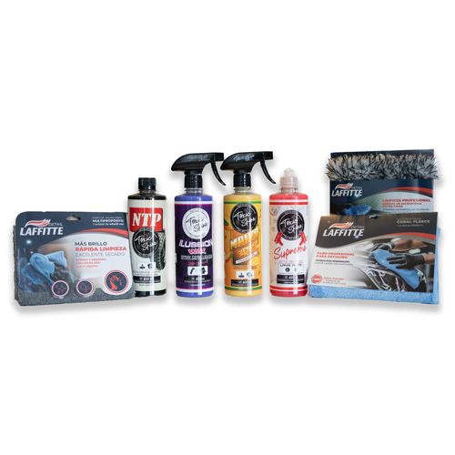 Kit Limpieza Ilussion Auto Moto - 7 Productos Toxic Shine