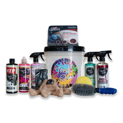Kit Limpieza Profunda Auto Moto - 11 Productos Toxic Shine
