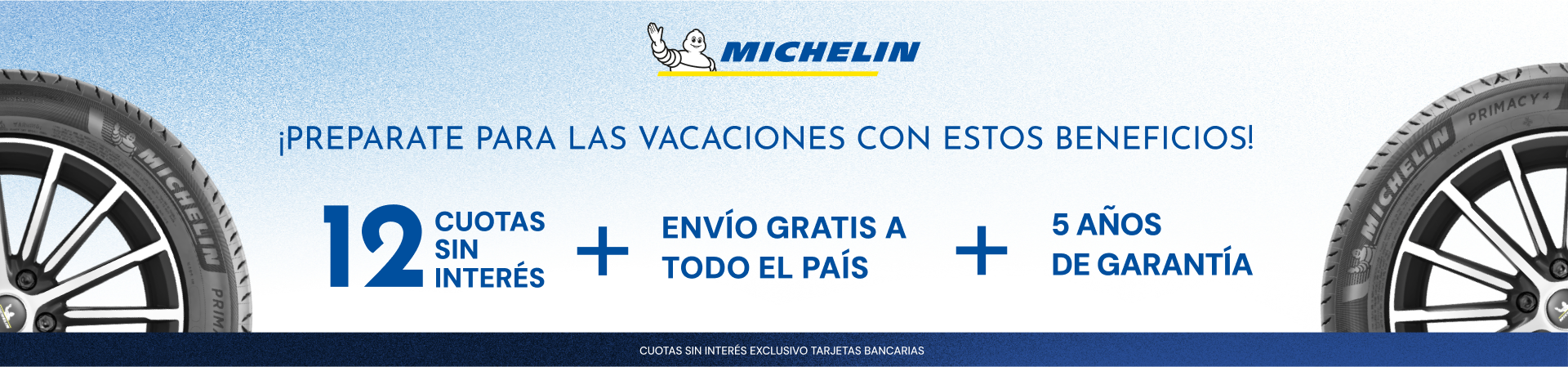 PROMOCION VACACIONES NEUMATICOS 12 CUOTAS