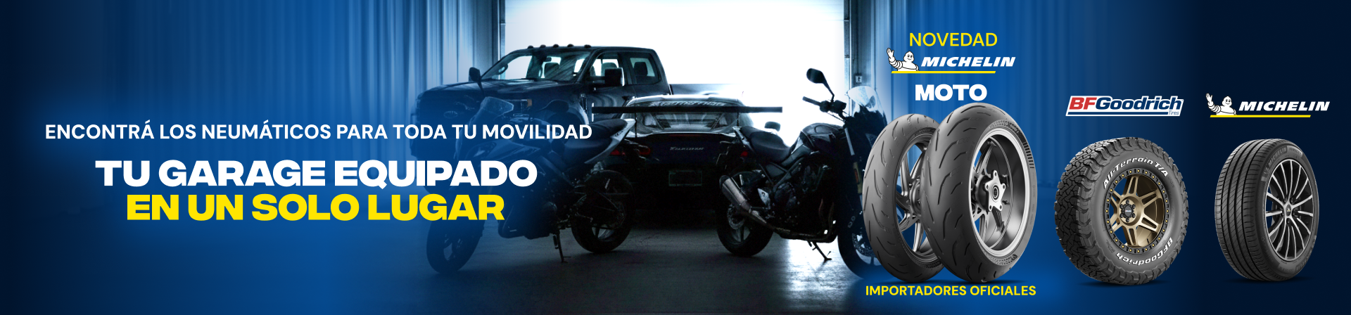 Tu garage equipado en un solo lugar